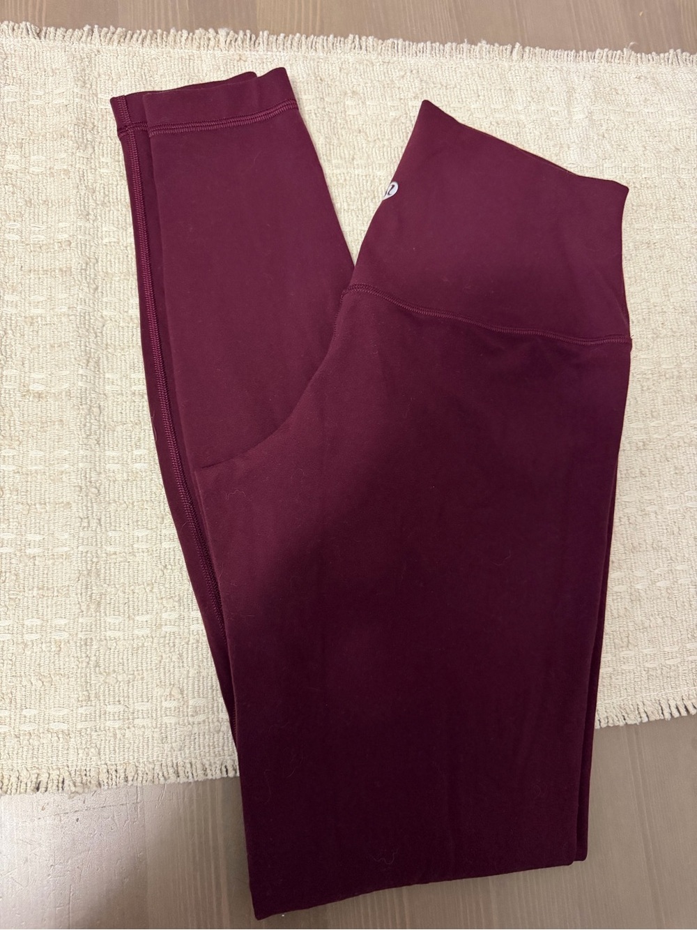 Lululemon High-Waist align Maroon Leggings